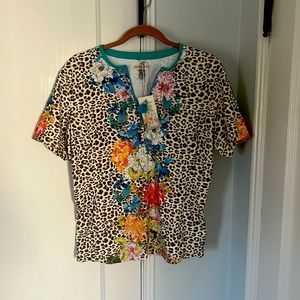 Johnny Was XXL swim cover up top